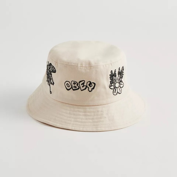 Obey Other - OBEY Helpers Bucket Hat NWT - White